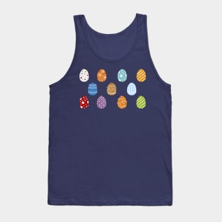 Cute Colorful Easter Egg Hunt Happy Easter Day Tank Top